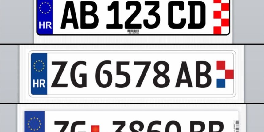 Nove registarske tablice, foto: MUP Nove registarske tablice, foto: MUP