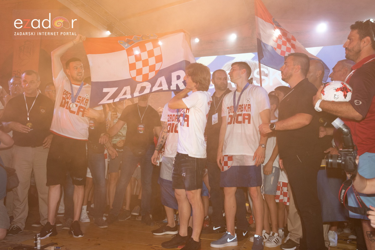 Veličanstven doček četvorice zadarskih Vatrenih