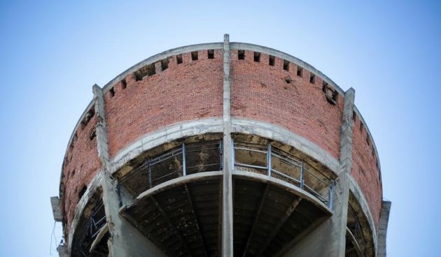 Vukovarski vodotoranj na Mitnici kao simbol stradanja grada Vukovara. Photo: Grgur Zucko/PIXSELL