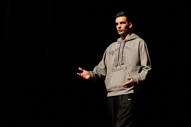 Hrvatsko narodno kazalište Zadar traži nove mlade talente za glumačku radionicu, a mi smo sinoć pratili audiciju na kojoj su se budućoj mentorici, glumici Jasni Ančić, predstavili prvi muški kandidati, foto Leo Banic