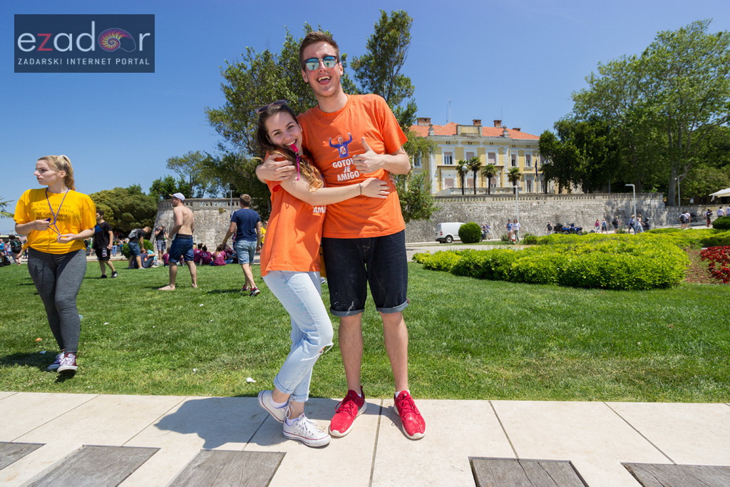 Ludijada zadarskih maturanata na Pozdravu suncu i Morskim orguljama