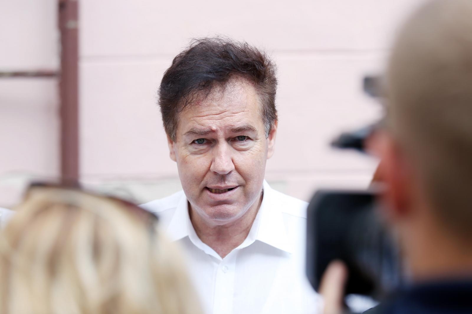 Prosvjedni skup radnika Vodovoda koji traže veće plaće