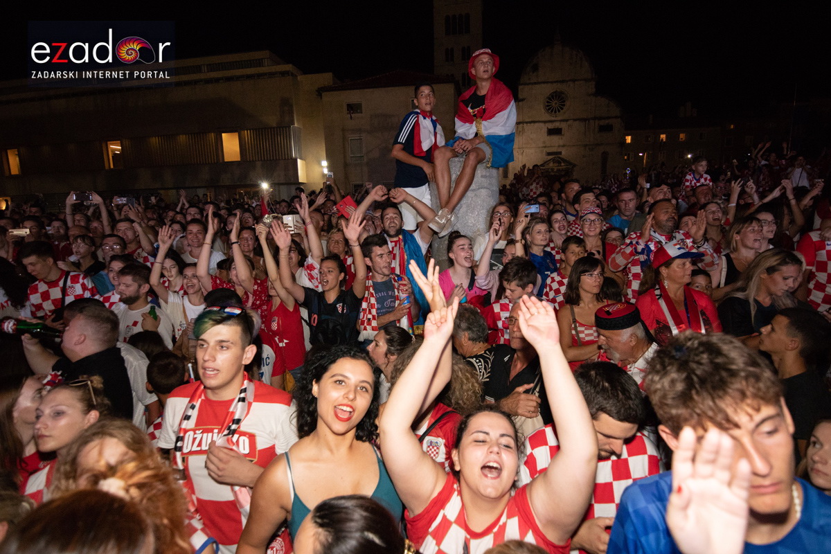 Veličanstven doček četvorice zadarskih Vatrenih