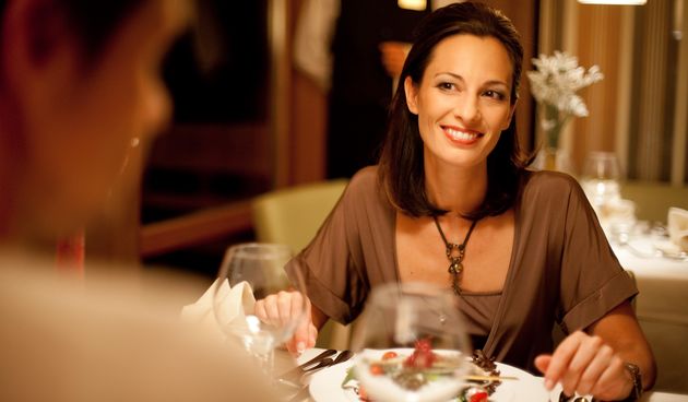 Romantika, večera, ljubav