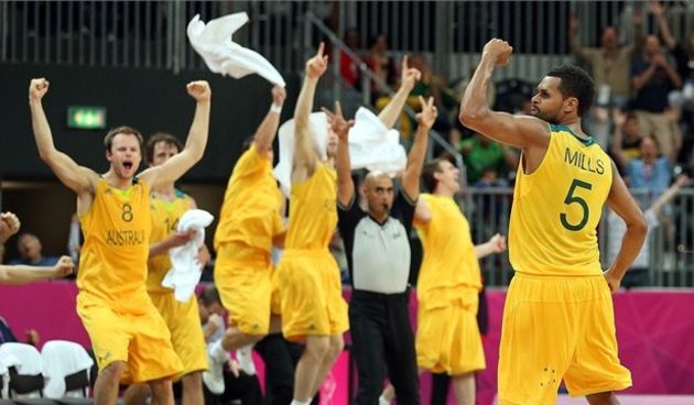 Košarkaši Australije, foto: london2012.com