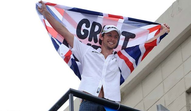 Proslava naslova prvaka F1 Jensona Buttona i Brawn GP-a (foto www.f1-live.com)