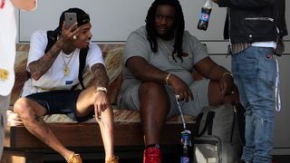 Novalja: Chris Brown zabavlja se u backstageu prije nastupa na Fresh island festivalu