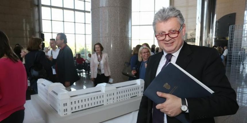 U Nacionalnoj i sveucilisnoj knjiznici predstavljen je projekt Hrvatskog povijesnog muzeja koji bi trebao osvanuti u prostorima nekadasnje Tvornice duhana Zagreb u Klaicevoj ulici. Photo: Tomislav Miletic/PIXSELL U Nacionalnoj i sveucilisnoj knjiznici predstavljen je projekt Hrvatskog povijesnog muzeja koji bi trebao osvanuti u prostorima nekadasnje Tvornice duhana Zagreb u Klaicevoj ulici. Photo: Tomislav Miletic/PIXSELL