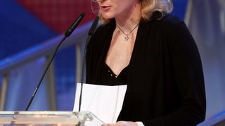 Zagreb, 261210.
HTV, studio Anton Marti, Prisavlje BB.
59. izbor sportasa 2010. godine u organizacij Sportskih novosti.
Na fotografiji: Tamara Boros.
Foto: Ronald Gorsic / CROPIX