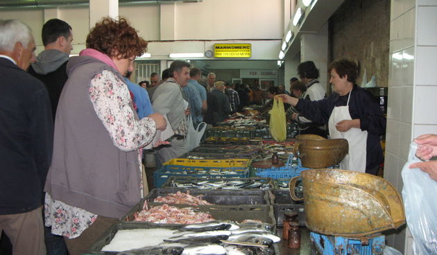 Sa zadarske tržnice, ribarnica