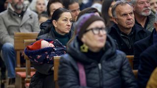 Nadbiskup Milan Zgrablić predvodio je misu na Božić u katedrali svete Stošije