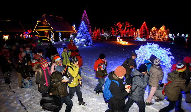 Cazma, 161209.
Grabovnica pokraj Cazme – Bozicna prica obitelji Salaj.
Zlatko Salaj ukrasio je i ove godine cijelo imanje s oko 1 milijun lampica. 
Za posjetitelje ce imanje biti otvoreno od subote 19.12. – 06. sijecnja od 17 h -21h. 
Foto: Goran Mehkek /