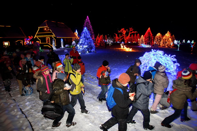 Cazma, 161209.
Grabovnica pokraj Cazme – Bozicna prica obitelji Salaj.
Zlatko Salaj ukrasio je i ove godine cijelo imanje s oko 1 milijun lampica. 
Za posjetitelje ce imanje biti otvoreno od subote 19.12. – 06. sijecnja od 17 h -21h. 
Foto: Goran Mehkek /