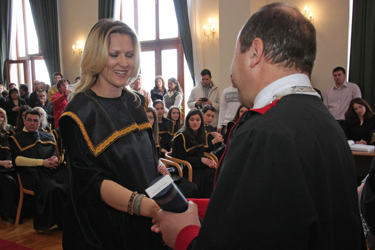 Promocija diplomiranih studenata, 7. ožujka 2009. (foto: Marin Gospić)