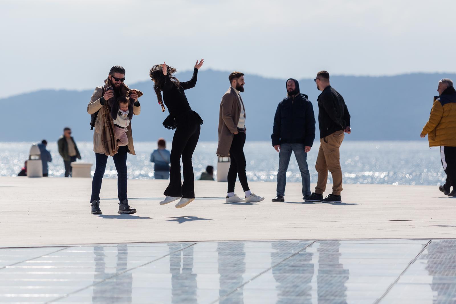 Sunčana nedjelja na zadarskim ulicama