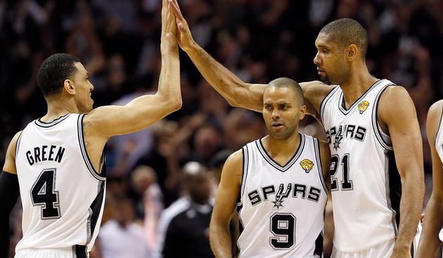 Danny Green, Tim Duncan i Tony Parker, foto: facebook.com