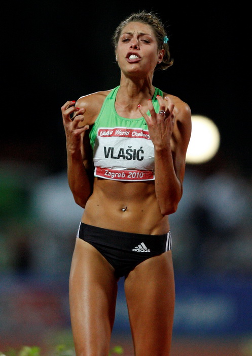 Zagreb, 010910.
Atletski stadion Mladost, Jarunska 5.
60. atletski memorijal Borisa Hanzekovica, World Challenge Zagreb 2010.
Na fotografiji: Blanka Vlasic, skok u vis.
Foto: Ronald Gorsic / CROPIX Zagreb, 010910.
Atletski stadion Mladost, Jarunska 5.
60. atletski memorijal Borisa Hanzekovica, World Challenge Zagreb 2010.
Na fotografiji: Blanka Vlasic, skok u vis.
Foto: Ronald Gorsic / CROPIX