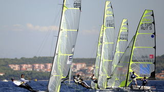 Zadar, 010909.
Europsko prvenstvo u jedrenju za klasu 49er 2009.
Danas se vozi drugi dan regata na Europskom prvenstvu u klasi 49er koje se odrzava od 29og kolovoza do 5og rujna u organizaciji JK Uskok. Iako bez jakog vjetra jedrlicari ce uspijeti odvozi Zadar, 010909.
Europsko prvenstvo u jedrenju za klasu 49er 2009.
Danas se vozi drugi dan regata na Europskom prvenstvu u klasi 49er koje se odrzava od 29og kolovoza do 5og rujna u organizaciji JK Uskok. Iako bez jakog vjetra jedrlicari ce uspijeti odvozi
