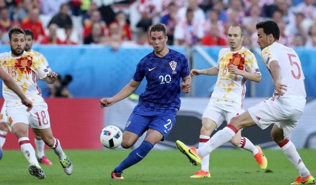 Bordeaux, Francuska – UEFA EURO 2016., 3. kolo, skupina D, Hrvatska – Španjolska. Photo: PIXSELL
