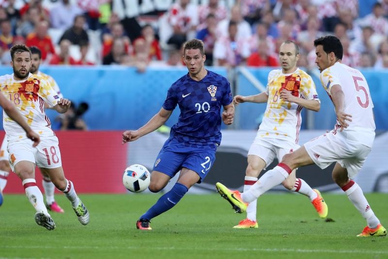 Bordeaux, Francuska – UEFA EURO 2016., 3. kolo, skupina D, Hrvatska – Španjolska. Photo: PIXSELL