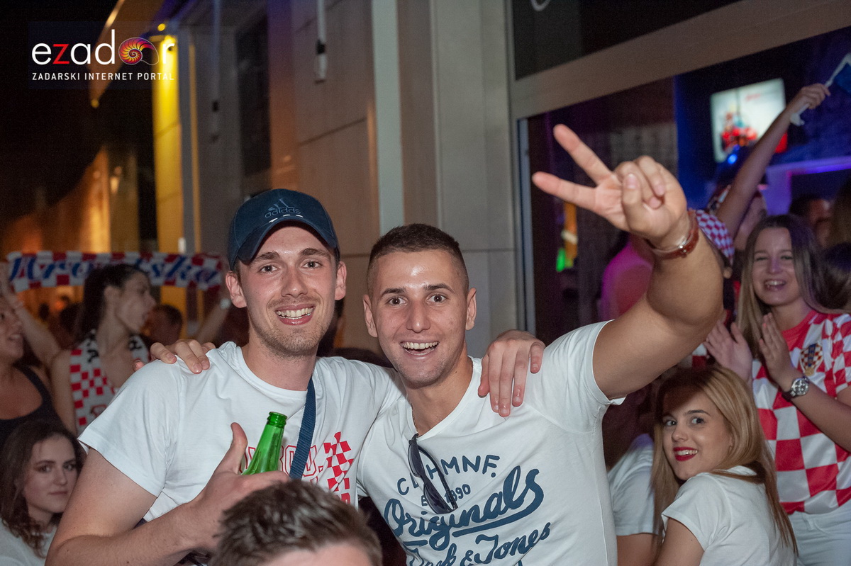 Zadar je gorio: Velika fešta nakon plasmana Vatrenih u polufinale Svjetskog prvenstva