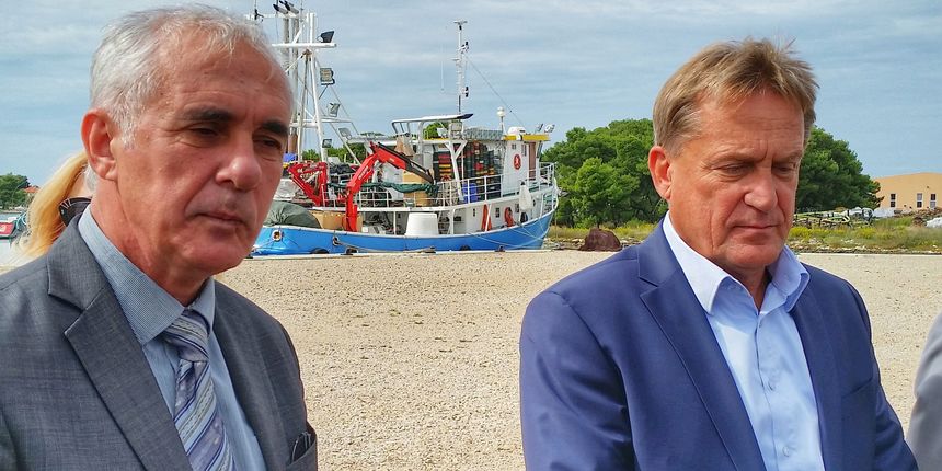 Stipe Zrilic i Bozidar Kalmeta u Gazenici