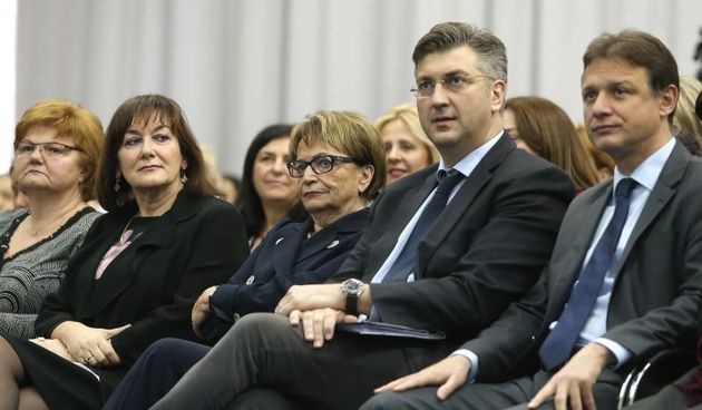 Dubravka Suica, Nada Murganic, Andrej Plenkovic, Gordan Jandrokovic.