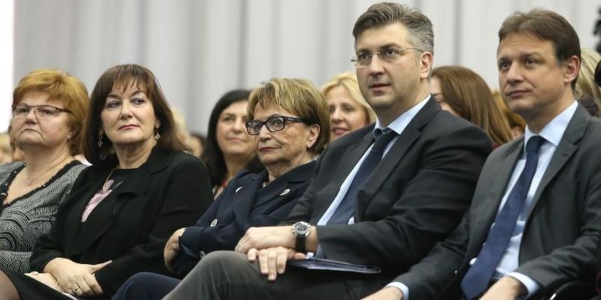 Dubravka Suica, Nada Murganic, Andrej Plenkovic, Gordan Jandrokovic.