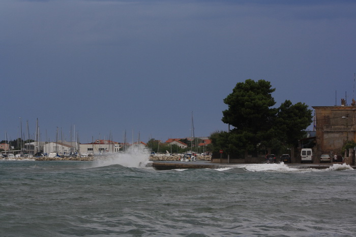 Tramontana u Zadru 26. kolovoza 2012.