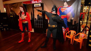 Superheroji u trgovinskom centru Supernova 25. listopada 2014. Foto: Iva Perinčić Superheroji u trgovinskom centru Supernova 25. listopada 2014. Foto: Iva Perinčić