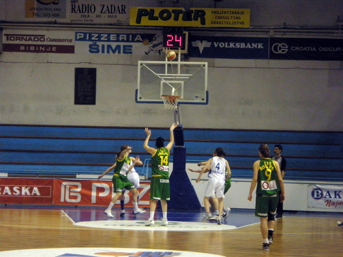 ZKK Zadar – ZKK Pula Biska 80-65 ZKK Zadar – ZKK Pula Biska 80-65