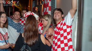 Zadar je gorio: Velika fešta nakon plasmana Vatrenih u polufinale Svjetskog prvenstva