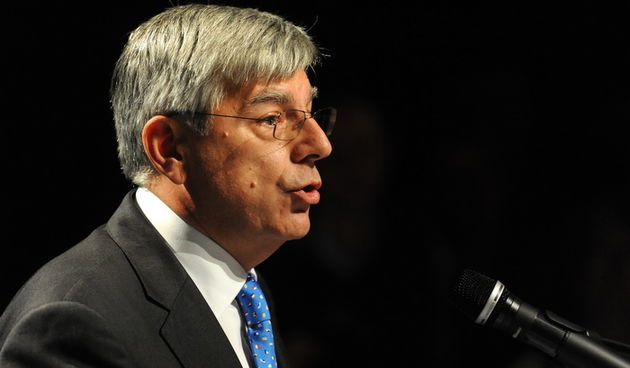 Zadar, 231212.
U Kazalistu lutaka Zadar, veceras je svecano obiljezena 23. obljetnica osnutka HDZ-a u Zadru.
Na fotografiji: detalj s proslave; akademik Zeljko Reiner (potpredsjednik Sabora).
Foto: Luka Gerlanc / CROPIX