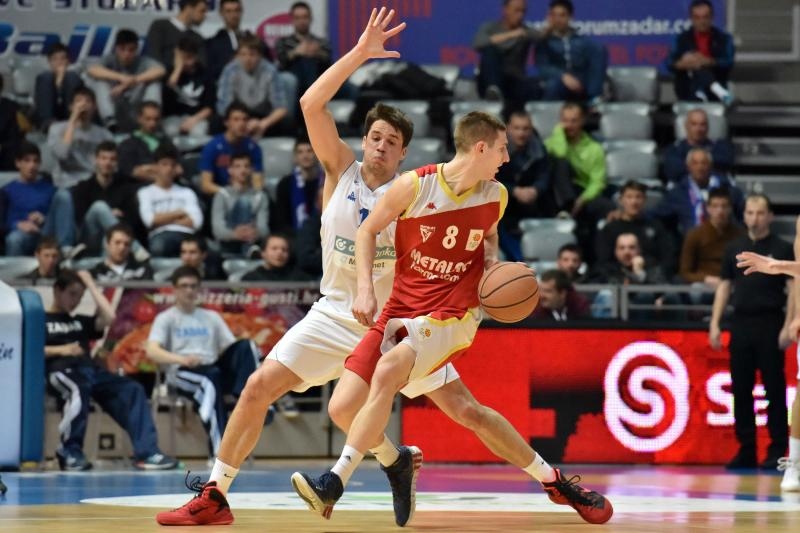 Zadar, Dvorana K. Ćosić: 26. kolo ABA lige, KK Zadar – KK Metalac 85-69. Photo: Dino Stanin/PIXSELL Zadar, Dvorana K. Ćosić: 26. kolo ABA lige, KK Zadar – KK Metalac 85-69. Photo: Dino Stanin/PIXSELL