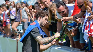 Zadarska vatrena četvorka na Stanovima se družila s mladim zadarskim nogometašima Zadarska vatrena četvorka na Stanovima se družila s mladim zadarskim nogometašima