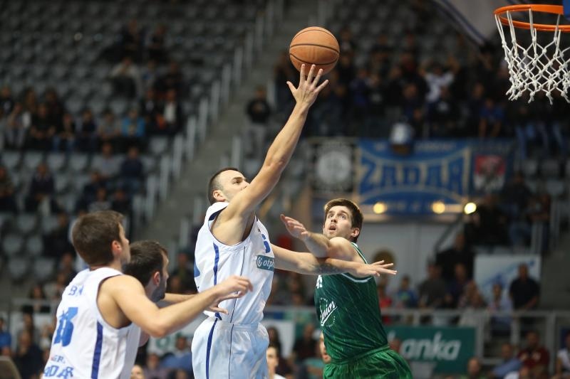 Dvorana Krešimir Ćosić u Zadru: ABA liga, 7. kolo, KK Zadar – KK Union Olimpija 60-67. Photo: Filip Brala/PIXSELL Dvorana Krešimir Ćosić u Zadru: ABA liga, 7. kolo, KK Zadar – KK Union Olimpija 60-67. Photo: Filip Brala/PIXSELL