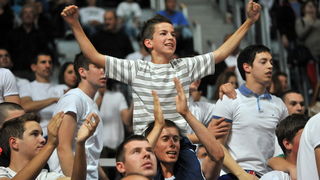Zadar, 260513.
Dvorana Kresimira Cosica. 
3. polufinalna utakmica prvenstva Hrvatske izmedju KK Zadar i KK Cedevita.
Na fotografiji: trener Zadra Ante Nazor.
Foto: Luka Gerlanc / CROPIX