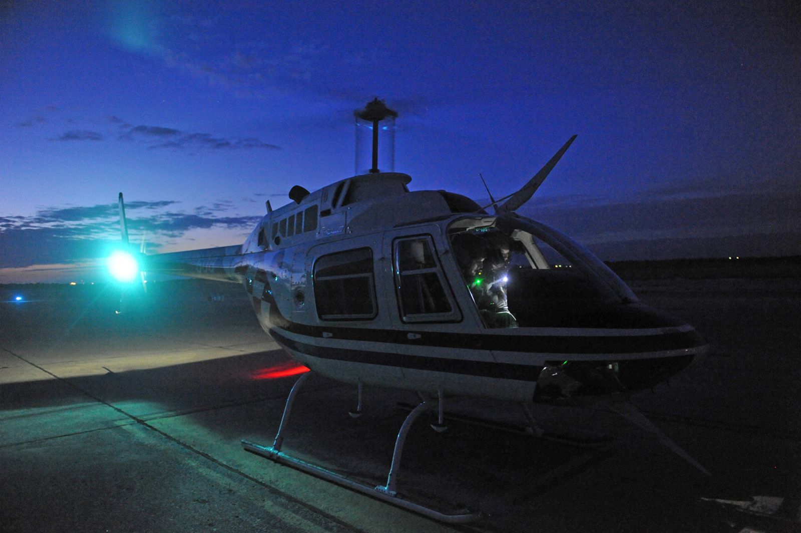 Završena obuka i trenaža noćnog letenja u eskadrili helikoptera. Foto: T. Brandt/MORH