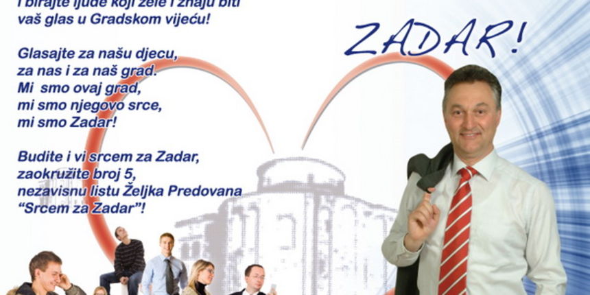 Predovan – Srcem za Zadar!