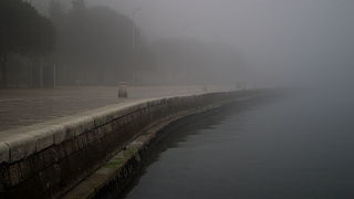 Zadar, magla svuda oko nas