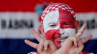 Veseli hrvatski navijači u Rostovu na Donu