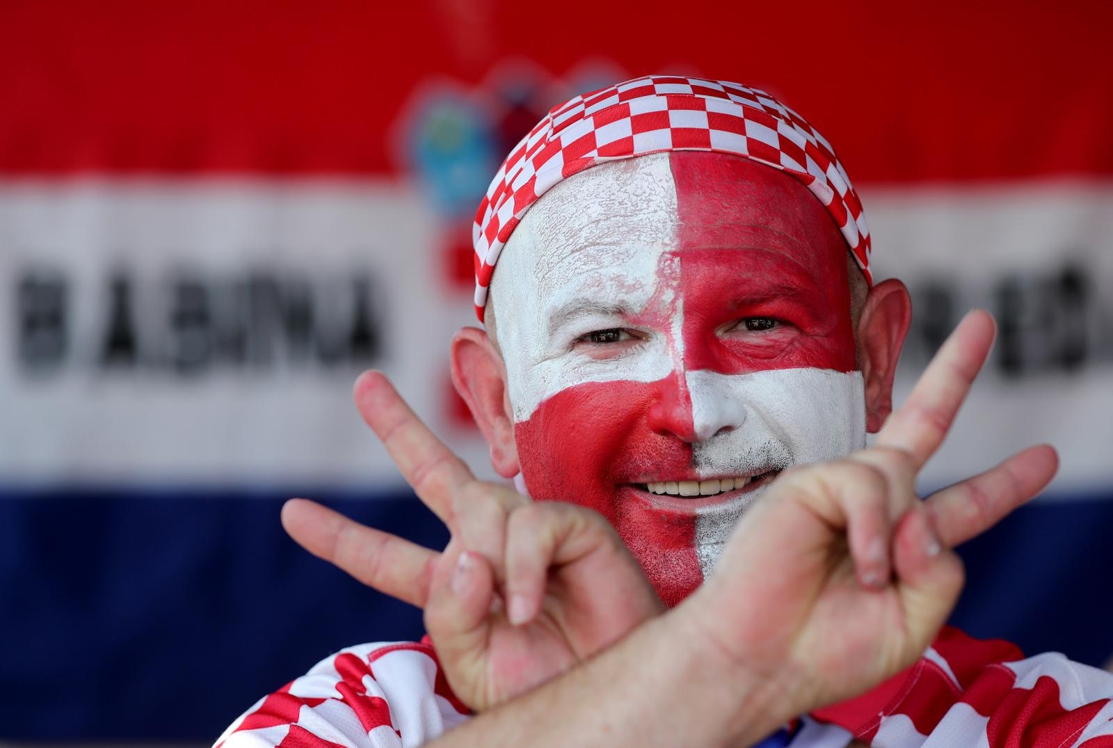 Veseli hrvatski navijači u Rostovu na Donu