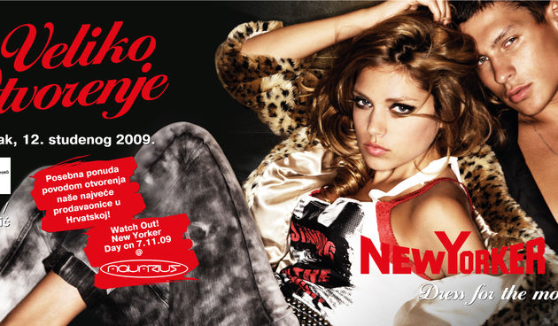 New Yorker otvara svoju 10. i najveću trgovinu u Hrvatskoj