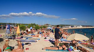 Odbojkaški turnir i pjena party u Bibnjama, foto: Leo Banić