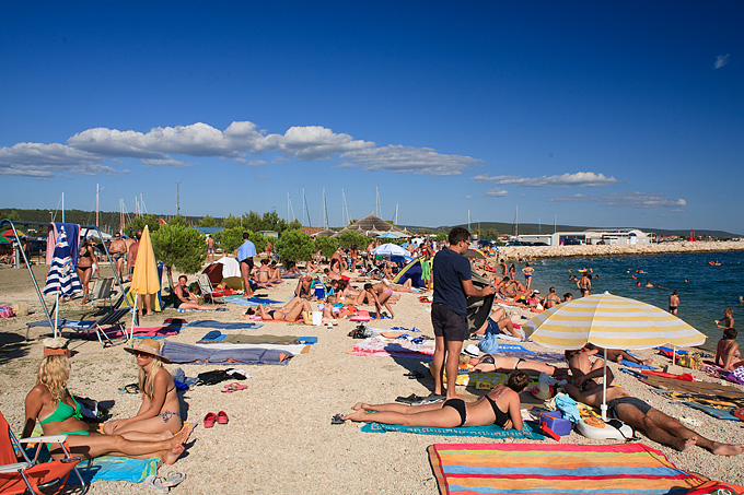 Odbojkaški turnir i pjena party u Bibnjama, foto: Leo Banić