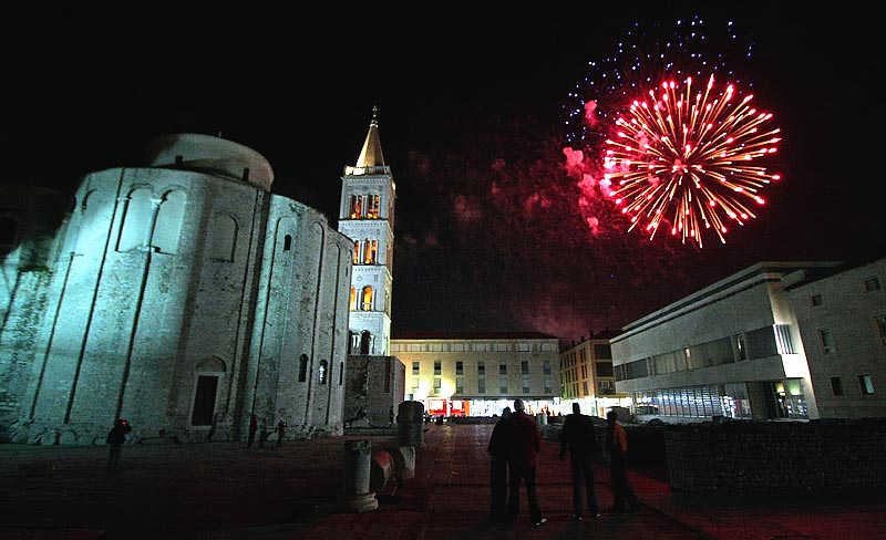 Novogodišnji vatromet u Zadru 2009. (foto: Marin Gospić)