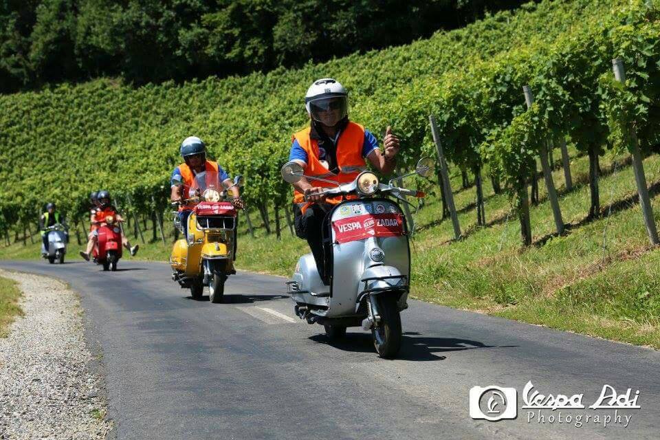 Vespa klub Zadar u Austriji, foto-klub Scooterie Liebnitz