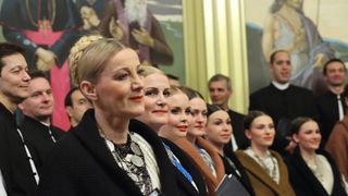 (V)Ladari i (V)Ladarice folklorne scene u Hrvatskoj još jednom oduševili Bibinjce. Foto: Leo Banić