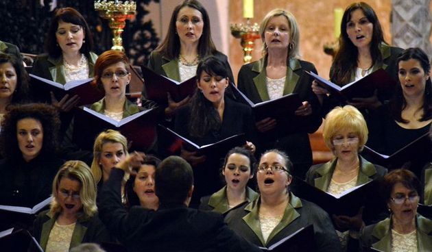 Obljetnički koncert HPGD Zoranić u katedrali, foto: I. Perinčić