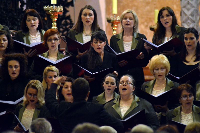 Obljetnički koncert HPGD Zoranić u katedrali, foto: I. Perinčić